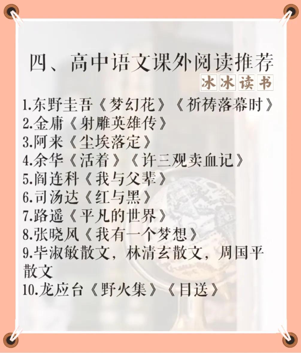 高中生读什么书籍推荐比较好（高中阶段必读名著清单）插图3